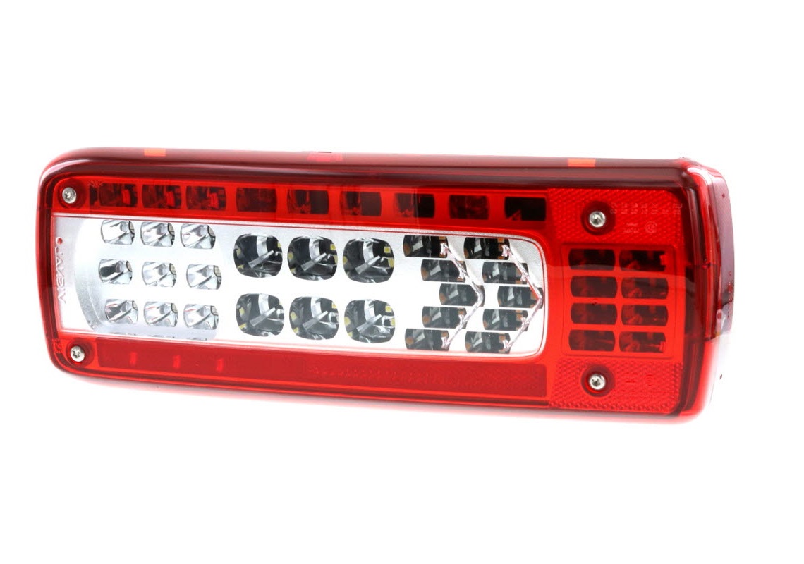 Rear lamp LED Right with alarm and AMP 1.5 - 7 pin side conn 
