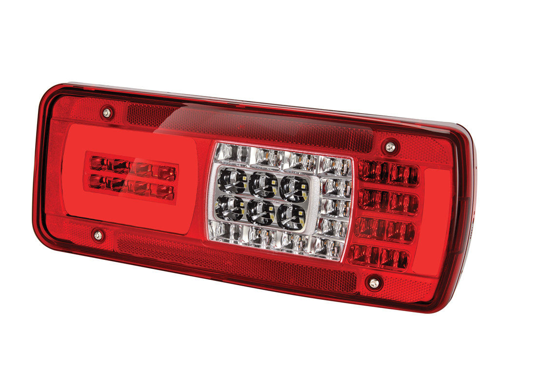 Rear lamp LED Right with HDSCS 8 pin side connector IVECO - Vignal 