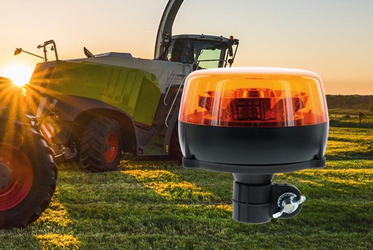 Gyrophare 12V pour tracteur - Equipements tracteurs > Éclairage et