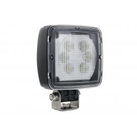 LED Arbeitsscheinwerfer CARBONLUX Quadrat 110X110mm mit Magnetfuss 