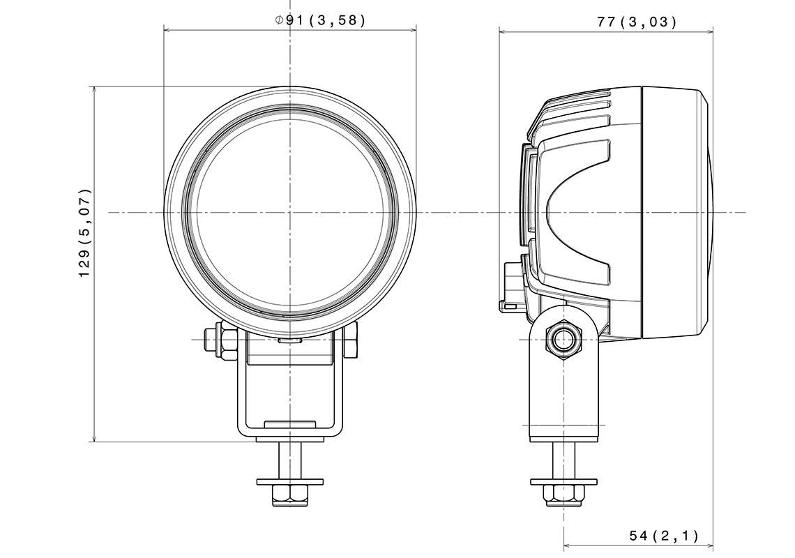 LED R23 Zulassung Rückfahrscheinwerfer 1500 Lumen - Vignal
