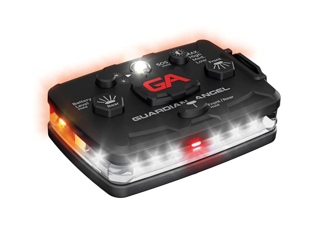 Lampe De Guidon LED Rechargeable ROCKBROS - Alerte Multidirectionnelle, IPX6, Noire