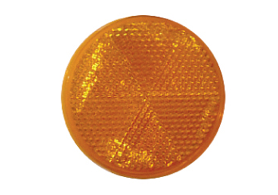 Catadioptre Orange Adhésif - 55x40 mm