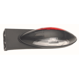12/24V LED Outline Marker Lamp & Reflex - Red/White | CPL Motor Parts - View #4