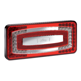 Rear lamp LED Left, License plate, HDSCS 8 pin side conn IVECO 