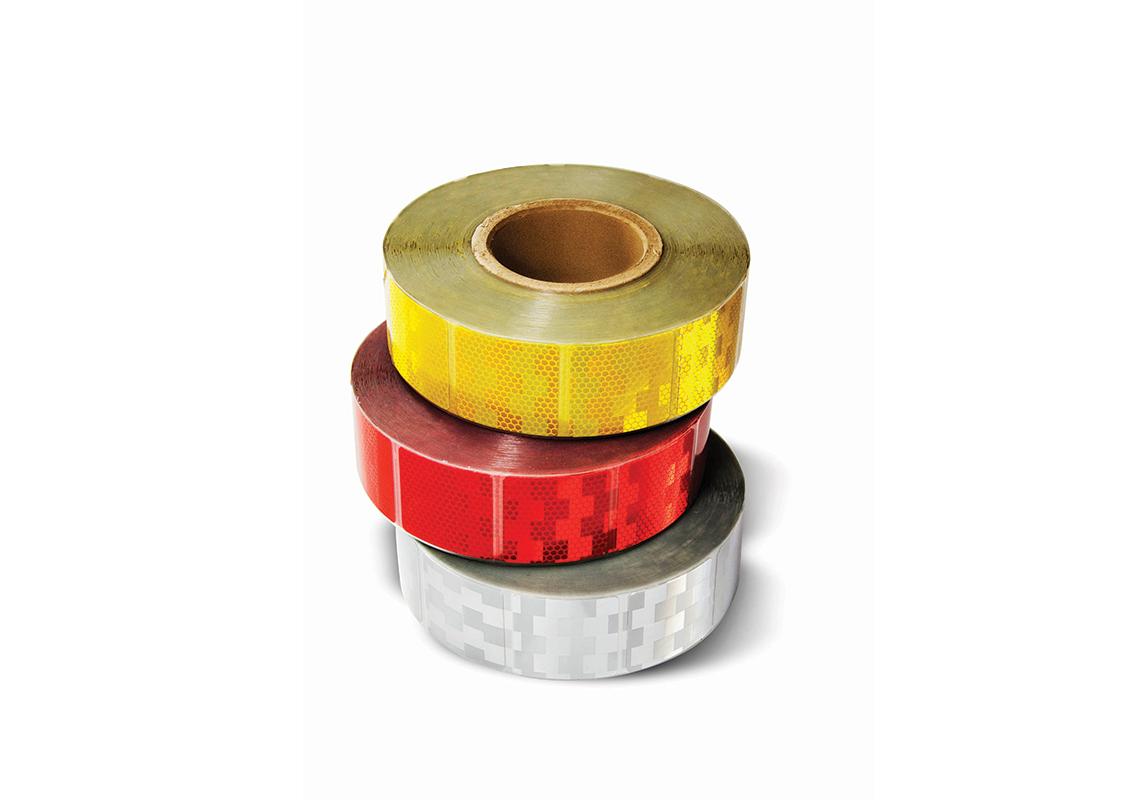 Reflective tapes V-6791 yellow curtain - a 50m roll - Vignal| Vignal Group