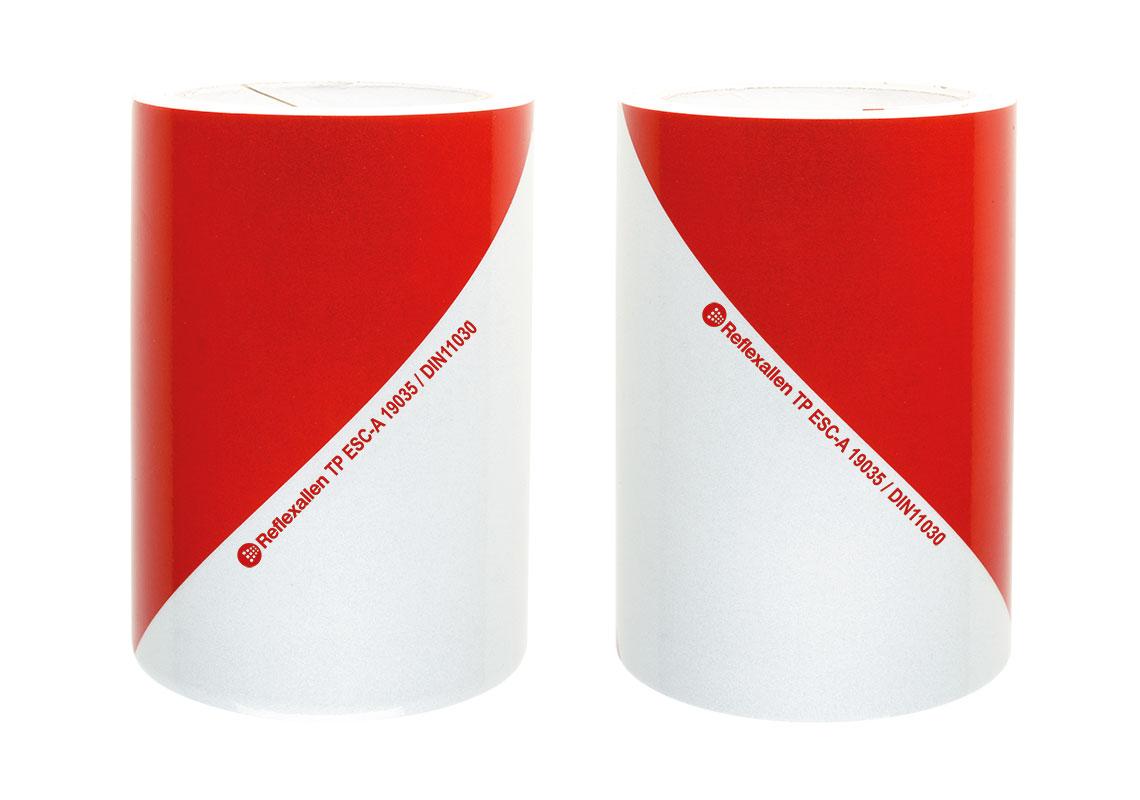 Décalcomanies Chevrons Blanc-rouge 1/24 - INTERDECAL - 175x120mm - Pour Modélisme