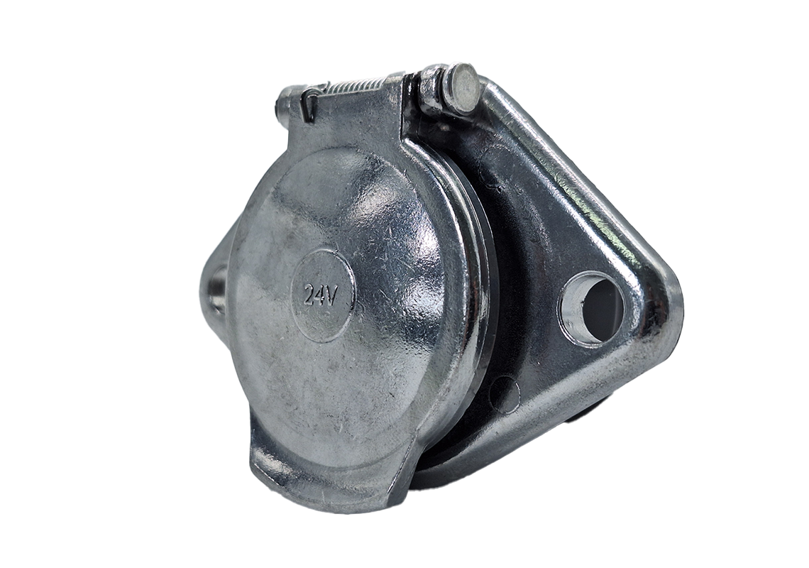 SOCKEL STECKDOSE 24S 7B METALL